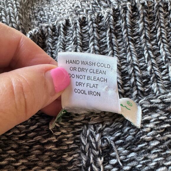 Ulla Popken Womens Sz 20-26 Cardigan Sweater Gray Short Sleeve Oversized Cozy - Picture 9 of 9